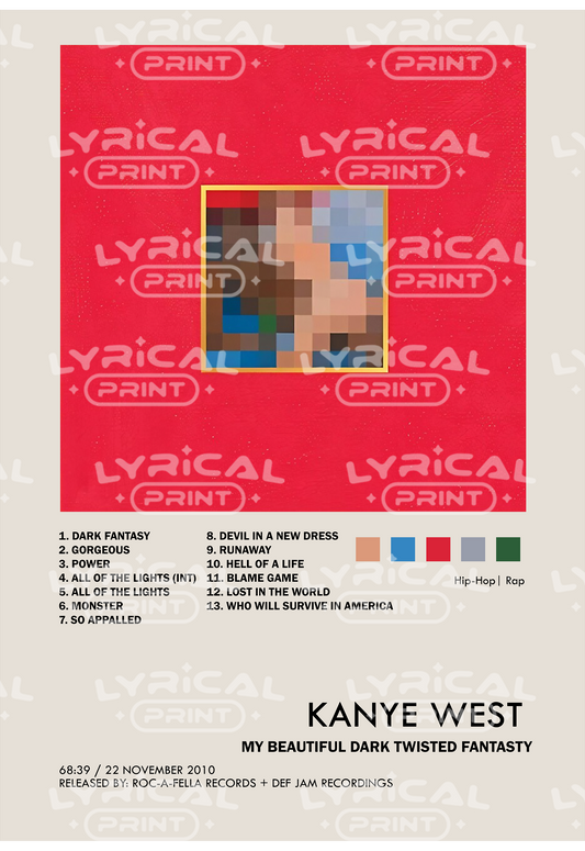 Kanye West - My Beautiful Dark Twisted Fantasy