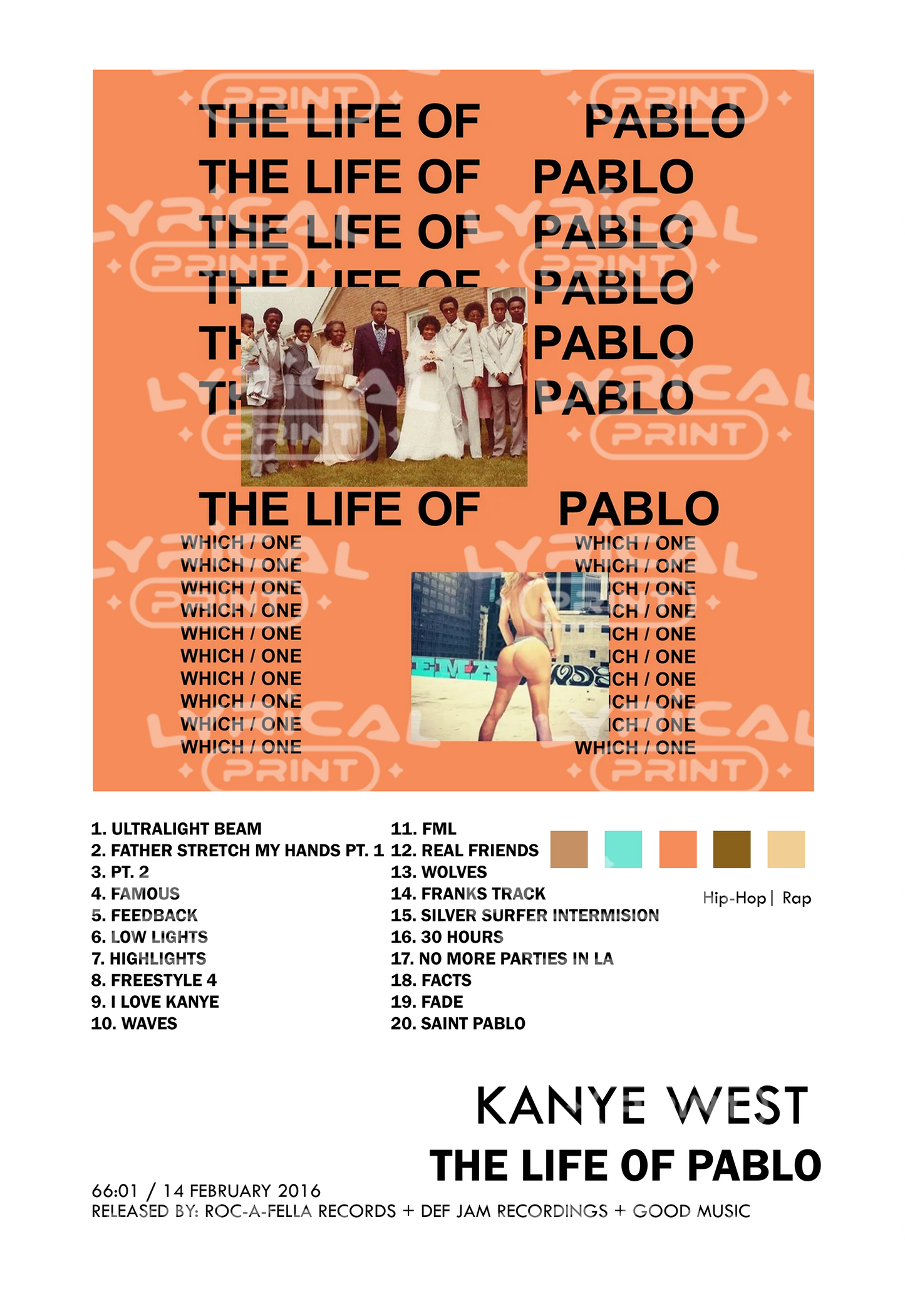 Kanye West - THE LIFE OF PABLO